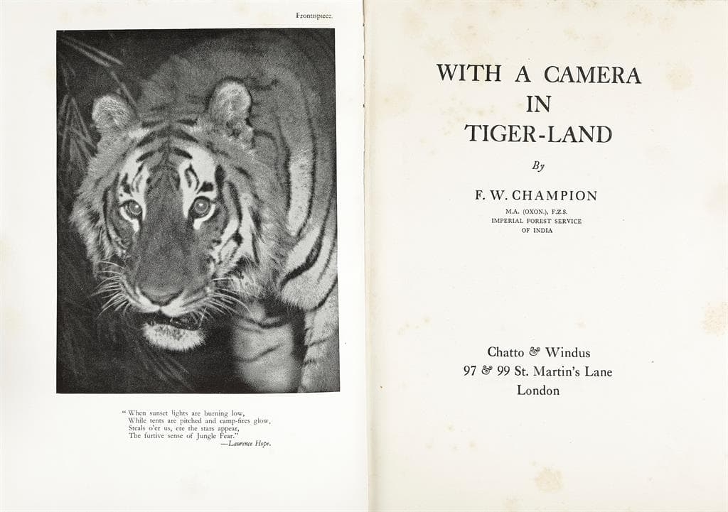 The Man Who "Shot" the Tiger for the First Time
