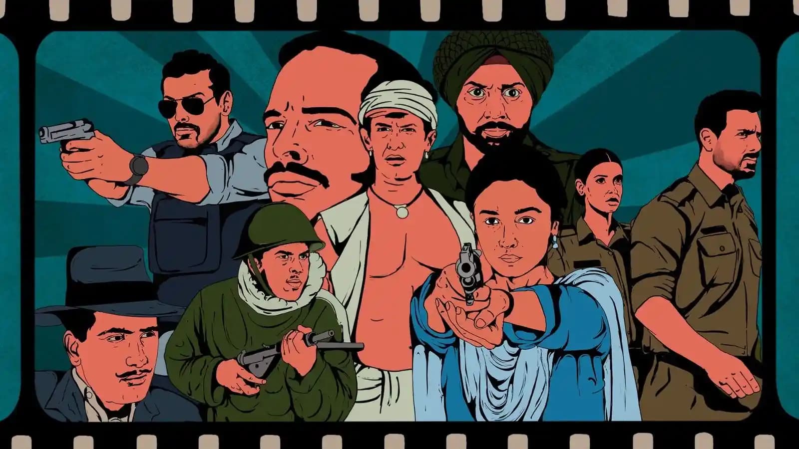 Patriotic Frames: Bollywood's Villains Through the Ages