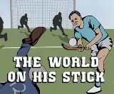 The World on his stick