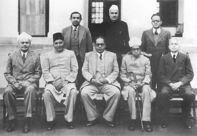 The Drafting Committee of the Indian Constitution; Source: Public Domain